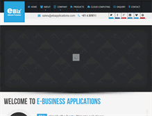 Tablet Screenshot of ebapplications.com